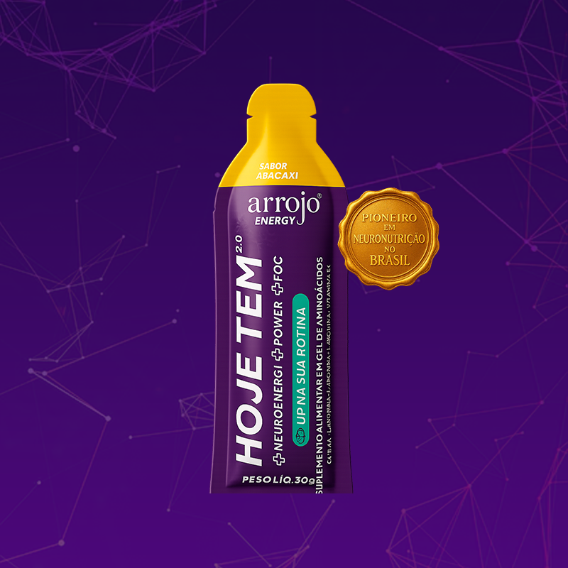 Kit Experimental HOJE TEM- Nutrição para seus 2 cérebros (3 Sachês) + FRETE GRÁTIS