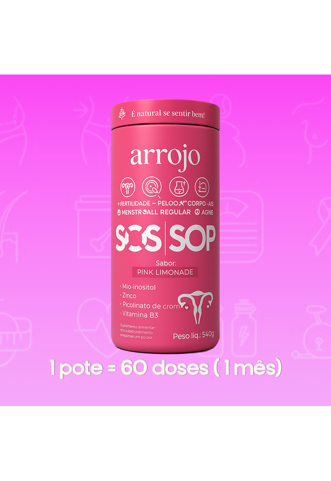 SOS SOP - Suplemento para Equilíbrio Hormonal