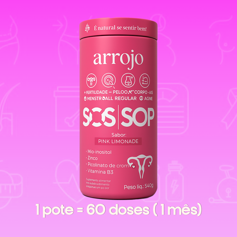 SOS SOP™ 540g - Suplemento para Equilíbrio Hormonal
