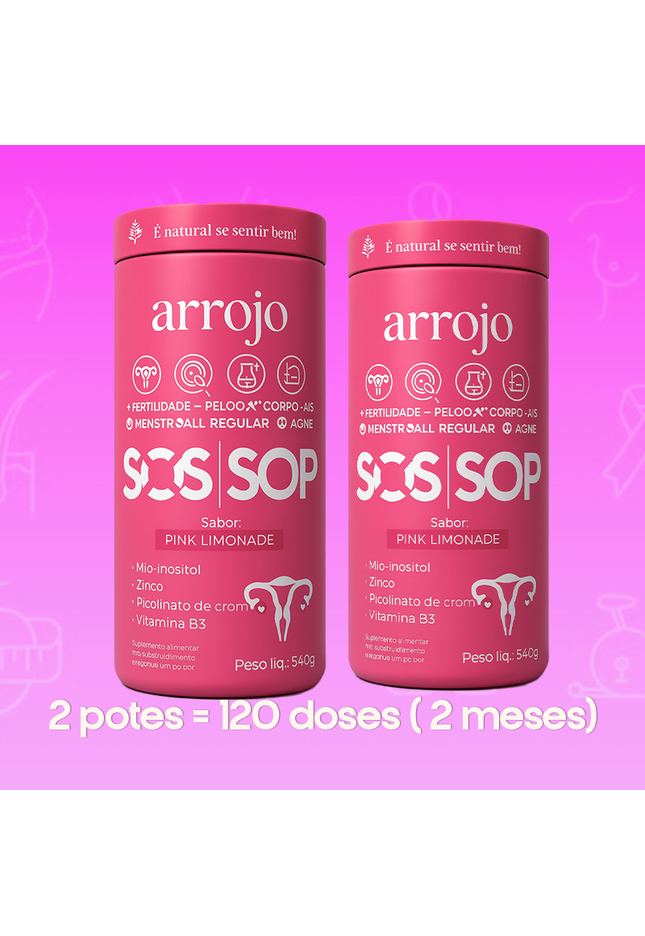 SOS SOP - Suplemento para Equilíbrio Hormonal