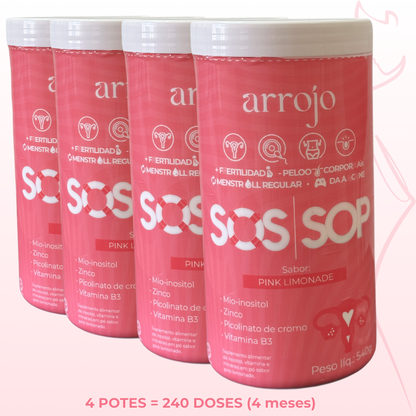 SOS SOP™ 540g - Suplemento para Equilíbrio Hormonal (cópia)