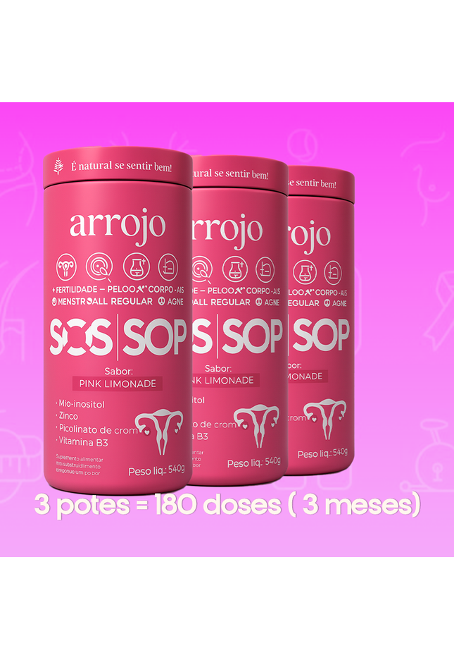 SOS SOP - Suplemento para Equilíbrio Hormonal