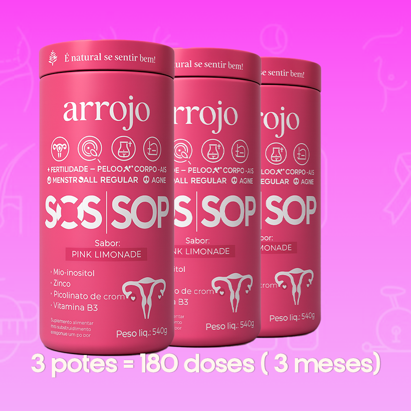 SOS SOP™ 540g - Suplemento para Equilíbrio Hormonal