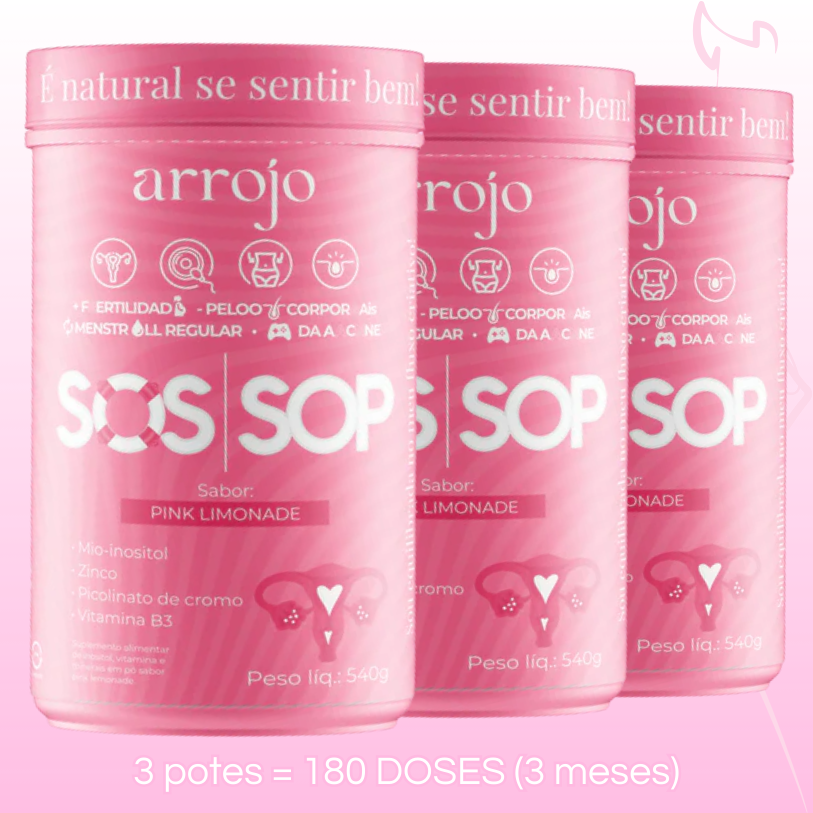 SOS SOP™ 540g - Suplemento para Equilíbrio Hormonal
