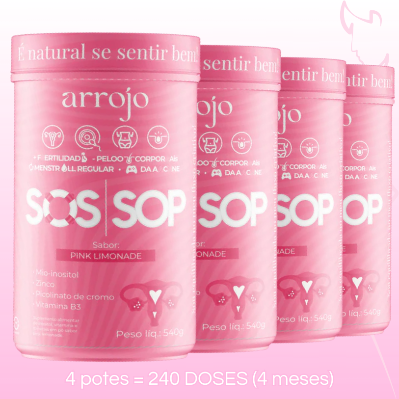 SOS SOP™ 540g - Suplemento para Equilíbrio Hormonal
