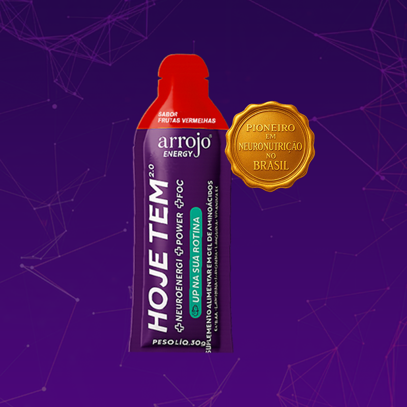 Kit Experimental HOJE TEM- Nutrição para seus 2 cérebros   (3 Sachês) + FRETE GRÁTIS