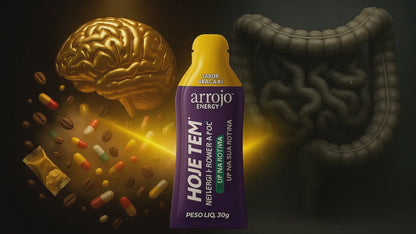 Kit Experimental HOJE TEM- Nutrição para seus 2 cérebros   (3 Sachês) + FRETE GRÁTIS